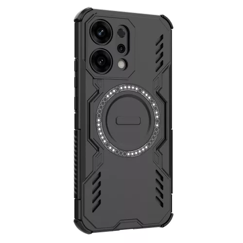 Techsuit - ArmorMag ütésálló tok - Oppo Reno14 - Fekete