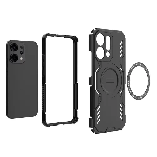 Techsuit - ArmorMag ütésálló tok - Oppo Reno14 - Fekete