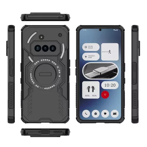 Techsuit - ArmorMag ütésálló tok - Nothing Phone (3a) - Fekete