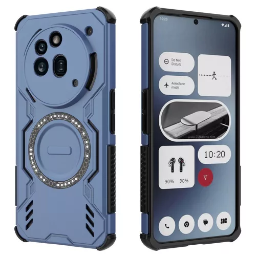 Techsuit - ArmorMag ütésálló tok - Nothing Phone (3a) Pro - Kék