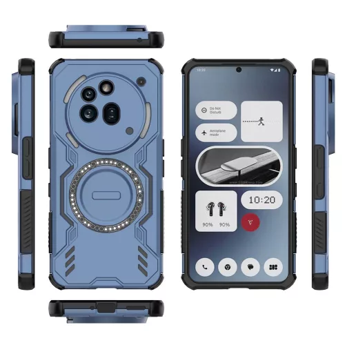 Techsuit - ArmorMag ütésálló tok - Nothing Phone (3a) Pro - Kék