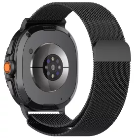   Techsuit - Watchband (W009) - Samsung Galaxy Watch8 40mm/Watch8 44mm/Watch8 Classic/Watch9 40mm/Watch9 44mm - Black