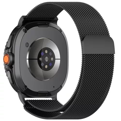 Techsuit - Watchband (W009) - Samsung Galaxy Watch8 40mm/Watch8 44mm/Watch8 Classic/Watch9 40mm/Watch9 44mm - Black