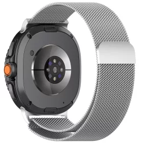  Techsuit - Watchband (W009) - Samsung Galaxy Watch8 40mm/Watch8 44mm/Watch8 Classic/Watch9 40mm/Watch9 44mm - Silver