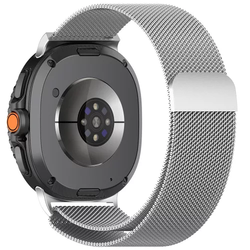 Techsuit - Watchband (W009) - Samsung Galaxy Watch8 40mm/Watch8 44mm/Watch8 Classic/Watch9 40mm/Watch9 44mm - Silver