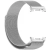 Techsuit - Watchband (W009) - Samsung Galaxy Watch8 40mm/Watch8 44mm/Watch8 Classic/Watch9 40mm/Watch9 44mm - Silver