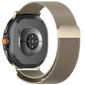   Techsuit - Watchband (W009)- Samsung Galaxy Watch8 40mm/Watch8 44mm/Watch8 Classic/Watch9 40mm/Watch9 44mm - Natural Titanium