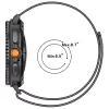 Techsuit - Watchband (W009) - Samsung Galaxy Watch8 40mm/Watch8 44mm/Watch8 Classic/Watch9 40mm/Watch9 44mm - Gray