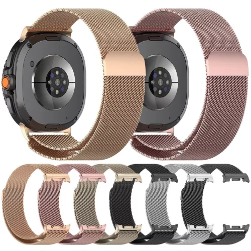 Techsuit - Watchband (W009) - Samsung Galaxy Watch8 40mm/Watch8 44mm/Watch8 Classic/Watch9 40mm/Watch9 44mm - Gray