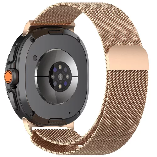 Techsuit - Watchband (W009) - Samsung Galaxy Watch8 40mm/Watch8 44mm/Watch8 Classic/Watch9 40mm/Watch9 44mm - Rose Gold