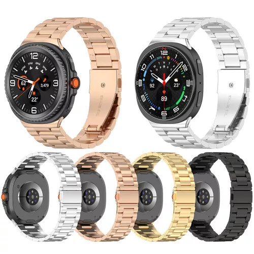 Techsuit - Watchband (W010) - Samsung Galaxy Watch8 40mm/Watch8 44mm/Watch8 Classic/Watch9 40mm/Watch9 44mm - Gold