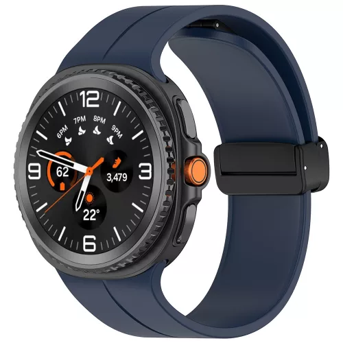 Techsuit - Watchband (W011) - Samsung Galaxy Watch8 40mm/Watch8 44mm/Watch8 Classic/Watch9 40mm/Watch9 44mm - Navy Blue