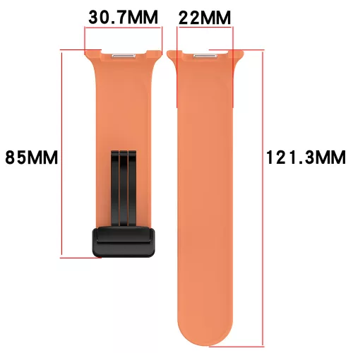 Techsuit - Watchband (W011) - Samsung Galaxy Watch8 40mm/Watch8 44mm/Watch8 Classic/Watch9 40mm/Watch9 44mm - Navy Blue