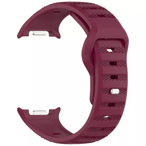 Techsuit - Watchband (W050) - Samsung Galaxy Watch8 40mm/Watch8 44mm/Watch8 Classic/Watch9 40mm/Watch9 44mm - Bordeaux