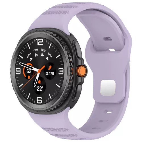 Techsuit - Watchband (W050) - Samsung Galaxy Watch8 40mm/Watch8 44mm/Watch8 Classic/Watch9 40mm/Watch9 44mm - Purple