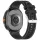 Techsuit - Watchband (W051) - Samsung Galaxy Watch8 40mm/Watch8 44mm/Watch8 Classic/Watch9 40mm/Watch9 44mm - Black