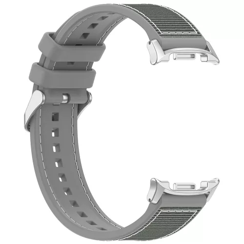 Techsuit - Watchband (W051) - Samsung Galaxy Watch8 40mm/Watch8 44mm/Watch8 Classic/Watch9 40mm/Watch9 44mm - Gray