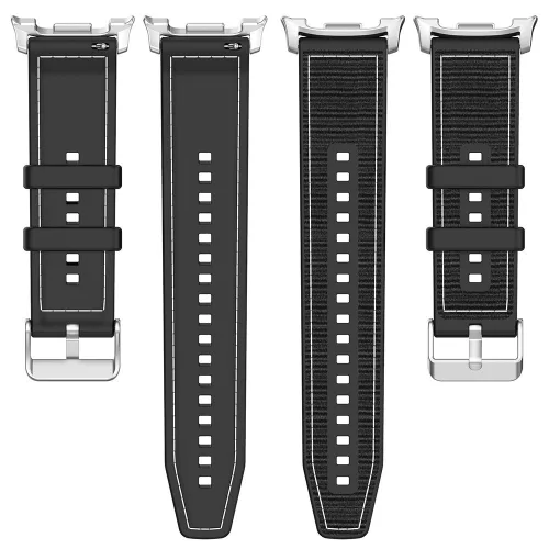 Techsuit - Watchband (W051) - Samsung Galaxy Watch8 40mm/Watch8 44mm/Watch8 Classic/Watch9 40mm/Watch9 44mm - Gray