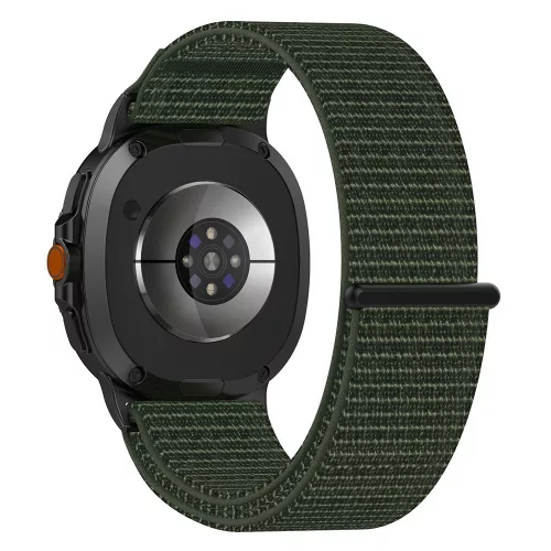 Techsuit - Watchband (W054) - Samsung Galaxy Watch8 40mm/Watch8 44mm/Watch8 Classic/Watch9 40mm/Watch9 44mm - Dark Green