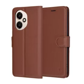 Techsuit - Leather Folio - Honor 400 - Brown
