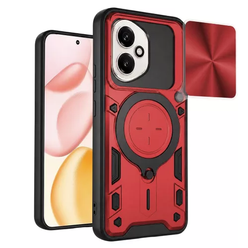 Techsuit - CamGuard Pro tok - Honor 400 - Piros