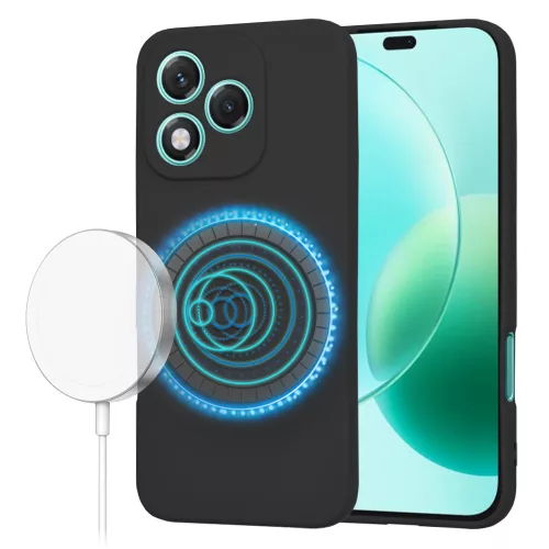 Techsuit - SoftFlex MagSafe tok - Honor 400 Lite - Fekete