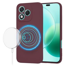 Techsuit - SoftFlex MagSafe tok - Honor 400 Lite - Bordó