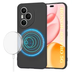 Techsuit - SoftFlex MagSafe tok - Honor 400 Pro - Fekete