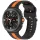 Techsuit - Watchband (W078) - Samsung Galaxy Watch8 40mm/Watch8 44mm/Watch8 Classic/Watch9 40mm/Watch9 44mm - Black / Orange