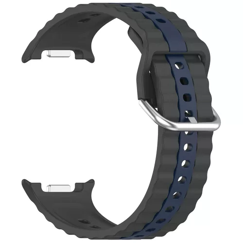 Techsuit - Watchband (W078) - Samsung Galaxy Watch8 40mm/Watch8 44mm/Watch8 Classic/Watch9 40mm/Watch9 44mm - Shadow Gray