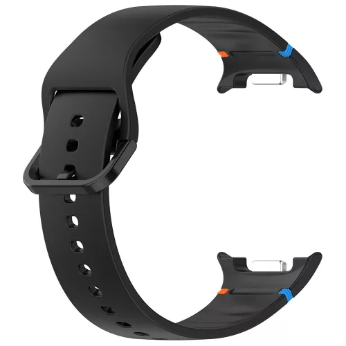 Techsuit - Watchband (W079) - Samsung Galaxy Watch8 40mm/Watch8 44mm/Watch8 Classic/Watch9 40mm/Watch9 44mm - Black