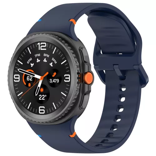 Techsuit - Watchband (W079) - Samsung Galaxy Watch8 40mm/Watch8 44mm/Watch8 Classic/Watch9 40mm/Watch9 44mm - Blue Depths