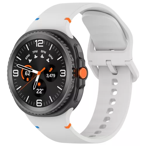 Techsuit - Watchband (W079) - Samsung Galaxy Watch8 40mm/Watch8 44mm/Watch8 Classic/Watch9 40mm/Watch9 44mm - Gray