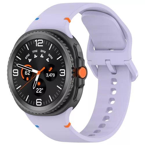 Techsuit - Watchband (W079) - Samsung Galaxy Watch8 40mm/Watch8 44mm/Watch8 Classic/Watch9 40mm/Watch9 44mm - Pale Lilac