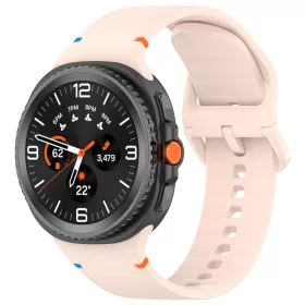   Techsuit - Watchband (W079) - Samsung Galaxy Watch8 40mm/Watch8 44mm/Watch8 Classic/Watch9 40mm/Watch9 44mm - Cream Puff
