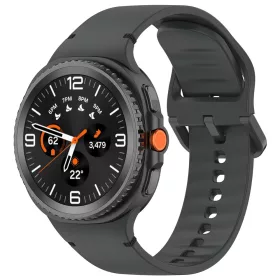   Techsuit - Watchband (W079) - Samsung Galaxy Watch8 40mm/Watch8 44mm/Watch8 Classic/Watch9 40mm/Watch9 44mm - Graphite Carbon