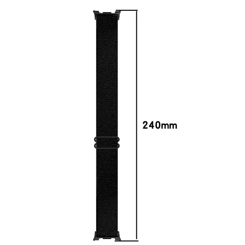 Techsuit - Watchband (W080) - Samsung Galaxy Watch8 40mm/Watch8 44mm/Watch8 Classic/Watch9 40mm/Watch9 44mm - Graphite Mosaic
