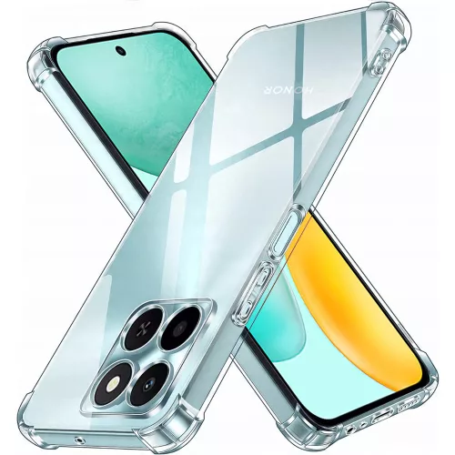 Techsuit - Shockproof Átlátszó Ütésálló Szilikon tok - Honor X6c - Átlátszó