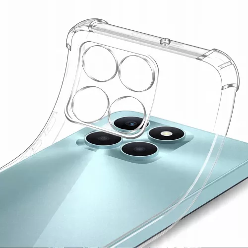 Techsuit - Shockproof Átlátszó Ütésálló Szilikon tok - Honor X6c - Átlátszó