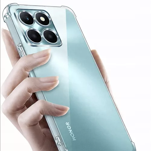 Techsuit - Shockproof Átlátszó Ütésálló Szilikon tok - Honor X6c - Átlátszó