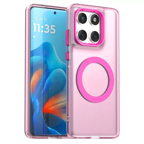 Techsuit - CandyCase MagSafe tok - Motorola Edge 60 / Edge 60 Fusion - Rózsaszín