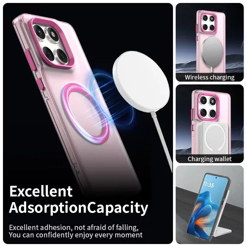 Techsuit - CandyCase MagSafe tok - Motorola Edge 60 / Edge 60 Fusion - Rózsaszín