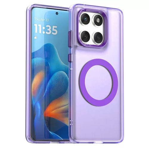 Techsuit - CandyCase MagSafe tok - Motorola Edge 60 / Edge 60 Fusion - Lila