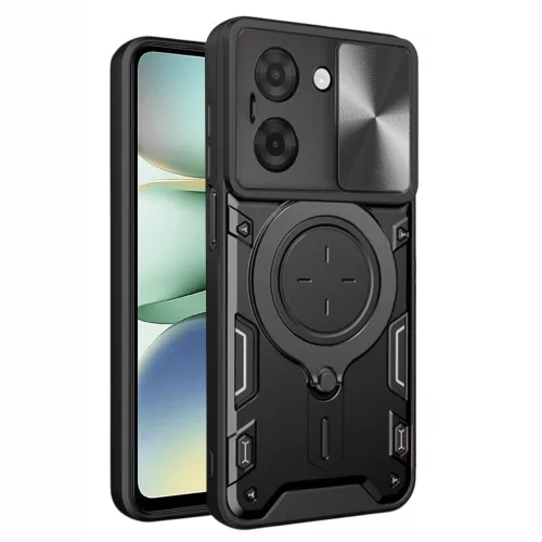 Techsuit - CamGuard Pro ütésálló tok - Xiaomi Redmi A5 4G (Regional) - Fekete
