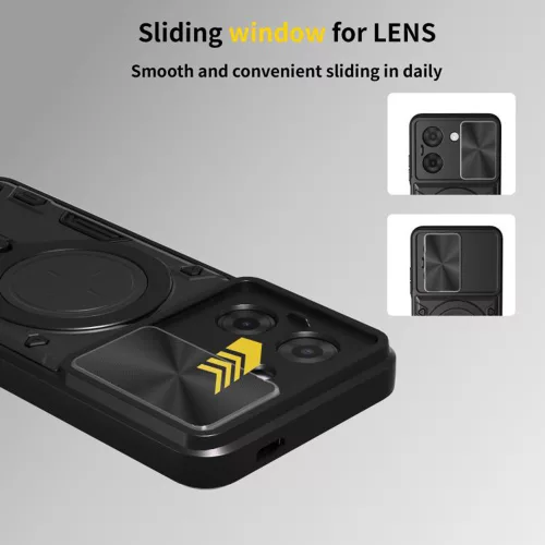 Techsuit - CamGuard Pro ütésálló tok - Xiaomi Redmi A5 4G (Regional) - Fekete