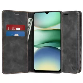   Techsuit - Confy Cover kinyitható tok - Xiaomi Redmi A5 4G (Regional) - Fekete