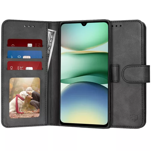 Techsuit - Diary Book kinyitható tok - Xiaomi Redmi A5 4G (Regional) - Fekete