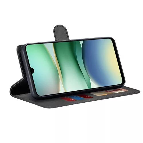 Techsuit - Diary Book kinyitható tok - Xiaomi Redmi A5 4G (Regional) - Fekete
