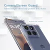 Techsuit - Shockproof Átlátszó Ütésálló Szilikon tok - Motorola Moto G56 - Átlátszó