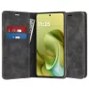 Techsuit - Confy Cover kinyitható tok - Motorola Moto G86 - Fekete